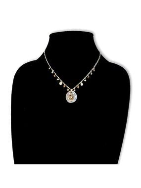 CHICO’s Reversible Two-Tone Artifact Charm Necklace | NWOT